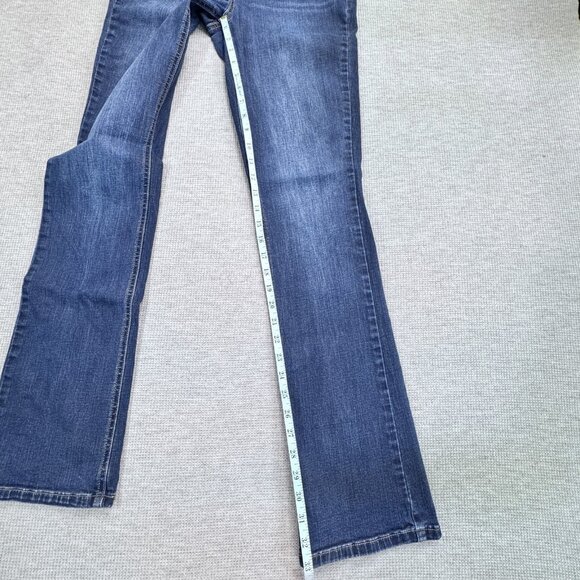 Maurices Womens Blue Bootcut Jeans Size 4 Long Stretch Denim Mid Rise 5 Pockets - Picture 10 of 13